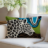 Shiel Leopard Reversible Indoor/Outdoor Rectangle Pillow