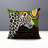 Shiel Leopard Reversible Indoor/Outdoor Square Pillow