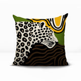 Shiel Leopard Reversible Indoor/Outdoor Square Pillow