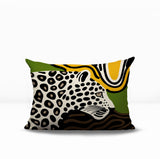 Shiel Leopard Reversible Indoor/Outdoor Rectangle Pillow