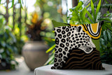 Shiel Leopard Reversible Indoor/Outdoor Rectangle Pillow