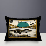 Shimo Alligator Reversible Indoor/Outdoor Rectangular Pillow