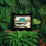 Shimo Alligator Reversible Indoor/Outdoor Square Pillow