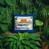 Shimo Alligator Reversible Indoor/Outdoor Square Pillow