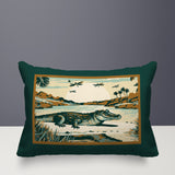 Shimo Alligator Reversible Indoor/Outdoor Rectangular Pillow
