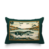 Shimo Alligator Reversible Indoor/Outdoor Rectangular Pillow