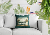 Shimo Alligator Reversible Indoor/Outdoor Rectangular Pillow