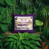 Shimo Alligator Reversible Indoor/Outdoor Square Pillow