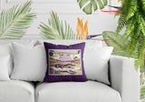 Shimo Alligator Reversible Indoor/Outdoor Square Pillow