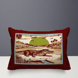 Shimo Alligator Reversible Indoor/Outdoor Rectangular Pillow