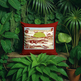 Shimo Alligator Reversible Indoor/Outdoor Square Pillow