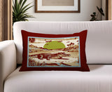 Shimo Alligator Reversible Indoor/Outdoor Rectangular Pillow