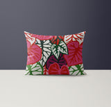 Shipa Microsuede Lumbar Throw Pillow in White; Red; Pink; Green; Purple - Size 20x14