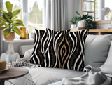 Shira Zebra Print Indoor/Outdoor Reversible Square Pillow