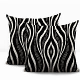 Shira Zebra Print Indoor/Outdoor Reversible Square Pillow