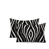 Shira Zebra Print Indoor/Outdoor Reversible Rectangular Pillow