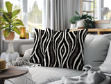 Shira Zebra Print Indoor/Outdoor Reversible Square Pillow