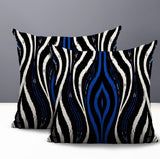 Shira Zebra Print Indoor/Outdoor Reversible Square Pillow