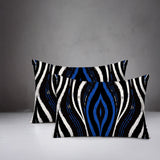 Shira Zebra Print Indoor/Outdoor Reversible Rectangular Pillow