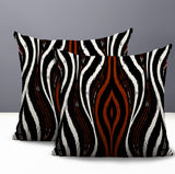 Shira Zebra Print Indoor/Outdoor Reversible Square Pillow
