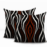 Shira Zebra Print Indoor/Outdoor Reversible Square Pillow