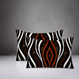 Shira Zebra Print Indoor/Outdoor Reversible Rectangular Pillow