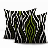 Shira Zebra Print Indoor/Outdoor Reversible Square Pillow