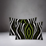 Shira Zebra Print Indoor/Outdoor Reversible Rectangular Pillow