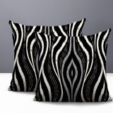 Shira Zebra Print Indoor/Outdoor Reversible Square Pillow