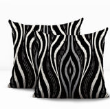 Shira Zebra Print Indoor/Outdoor Reversible Square Pillow