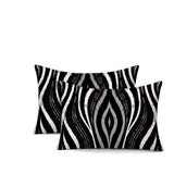 Shira Zebra Print Indoor/Outdoor Reversible Rectangular Pillow