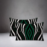 Shira Zebra Print Indoor/Outdoor Reversible Rectangular Pillow
