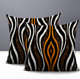 Shira Zebra Print Indoor/Outdoor Reversible Square Pillow