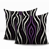 Shira Zebra Print Indoor/Outdoor Reversible Square Pillow