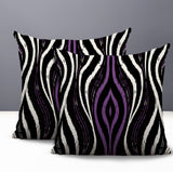 Shira Zebra Print Indoor/Outdoor Reversible Square Pillow