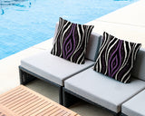 Shira Zebra Print Indoor/Outdoor Reversible Square Pillow