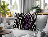 Shira Zebra Print Indoor/Outdoor Reversible Square Pillow