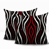 Shira Zebra Print Indoor/Outdoor Reversible Square Pillow