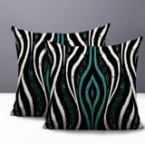 Shira Zebra Print Indoor/Outdoor Reversible Square Pillow