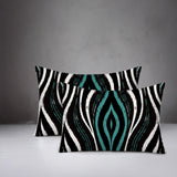 Shira Zebra Print Indoor/Outdoor Reversible Rectangular Pillow