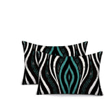 Shira Zebra Print Indoor/Outdoor Reversible Rectangular Pillow