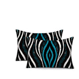 Shira Zebra Print Indoor/Outdoor Reversible Rectangular Pillow