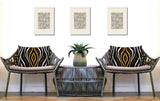 Shira Zebra Print Indoor/Outdoor Reversible Rectangular Pillow