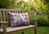 Short Hair Cat Indoor/Outdoor Reversible Rectangular Pillow