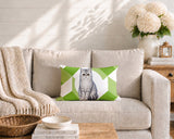 Short Hair Cat Indoor/Outdoor Reversible Rectangular Pillow