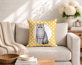 Short Hair Cat Indoor/Outdoor Reversible Square Pillow