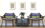 Sienna Abstract Reversible Indoor/Outdoor Rectangular Pillow