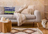 Sienna Abstract Reversible Indoor/Outdoor Rectangular Pillow