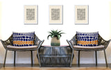 Sienna Abstract Reversible Indoor/Outdoor Rectangular Pillow