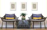 Sienna Abstract Reversible Indoor/Outdoor Rectangular Pillow